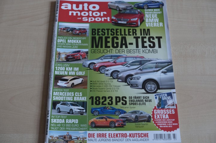 Deckblatt Auto Motor und Sport (23/2012)